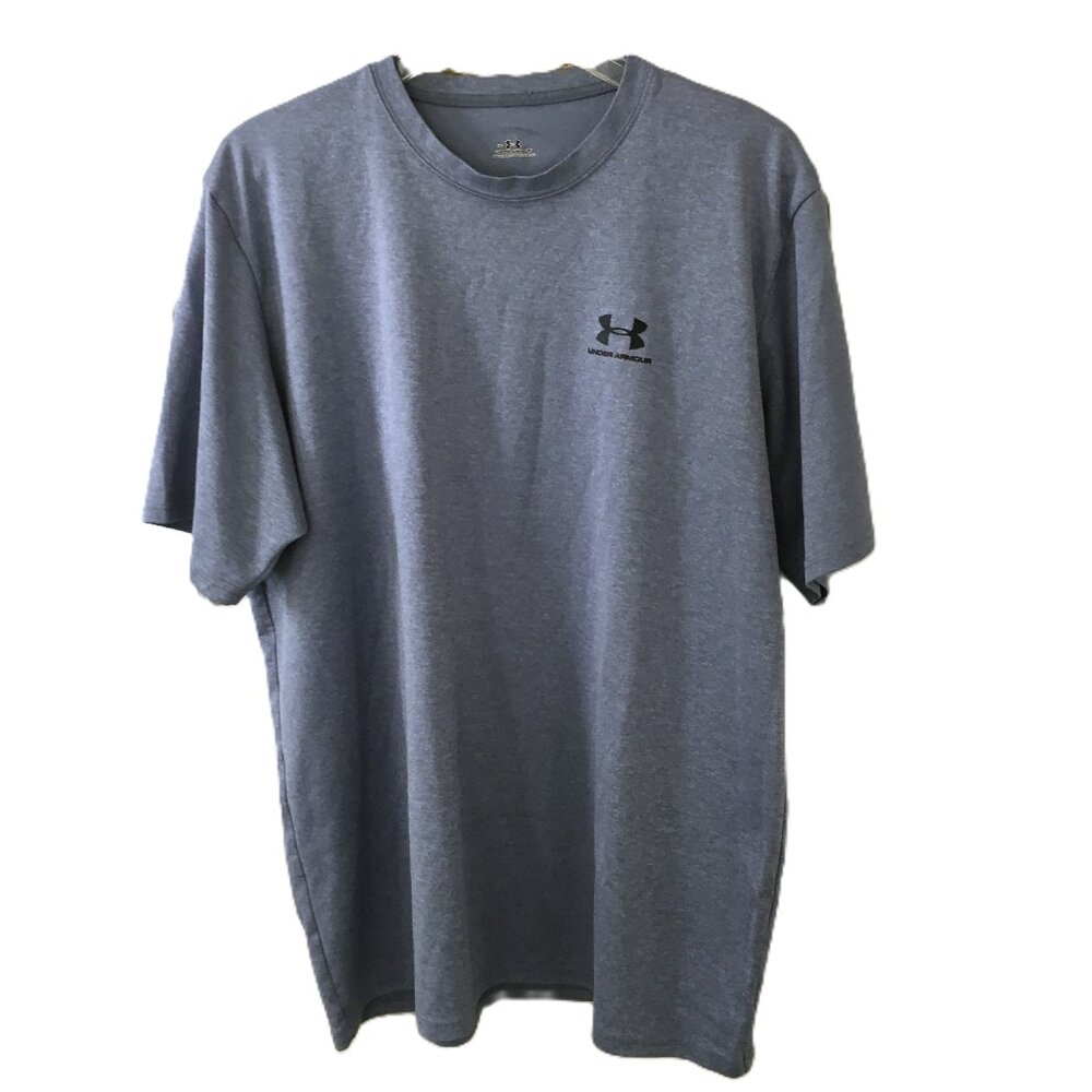 Under Armour Men's Gray Short Sleeve T-Shirt Size XL